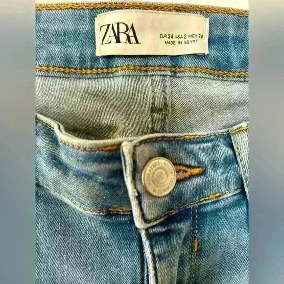 ZARA Skinny Blue Jeans - Picture 2 of 5